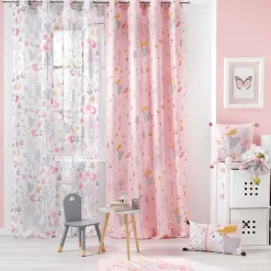 Best Paris Prix Tapis Enfant Imprimé "Fée des Bois" 45x75cm Rose