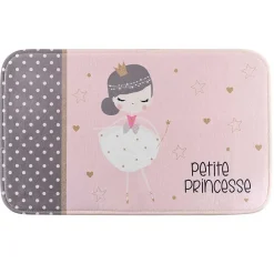 Paris Prix Tapis Enfant "Petite Princesse" 45x75cm Rose*Enfant Tapis Pour Chambre D'Enfant