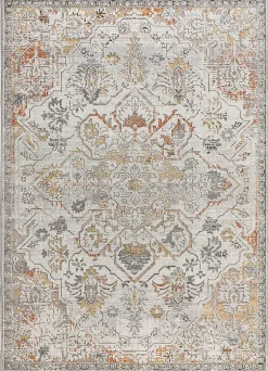 Atticgo Tapis extérieur multicolore rectangulaire vintage 120x170 cm SAMARA* Tapis Extérieur