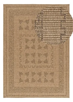 Best Atticgo Tapis extérieur naturel rectangulaire classique effet jute 80x150 cm ACRA