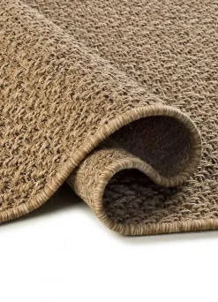 Atticgo Tapis extérieur naturel rectangulaire effet jute 80x150 cm ACRA
