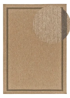 Atticgo Tapis extérieur naturel rectangulaire effet jute 200x290 cm ACRA* Tapis Extérieur