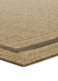 Atticgo Tapis extérieur naturel rectangulaire effet jute 200x290 cm ACRA* Tapis Extérieur