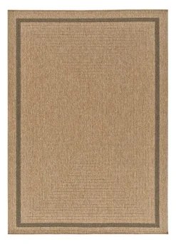 Atticgo Tapis extérieur naturel rectangulaire effet jute 200x290 cm ACRA* Tapis Extérieur