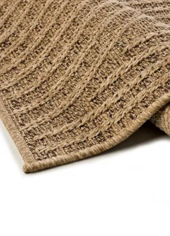 Atticgo Tapis extérieur naturel rectangulaire géométrique effet jute 120x170 cm ACRA* Tapis Extérieur