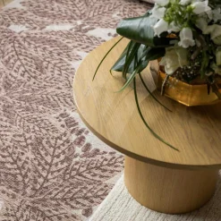 Clearance Vivaraise Tapis extérieur en polypropylène recyclé Ariane rouille 80x200 cm
