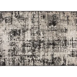 Vivaraise Tapis extérieur en polypropylène Catania noir 170x120 cm