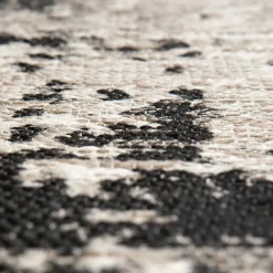 Vivaraise Tapis extérieur en polypropylène Catania noir 170x120 cm