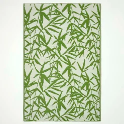 Best Homescapes Tapis extérieur terrasse réversible - Tapis de jardin imperméable et résistant UV - Zena - Vert - 150x240 cm -