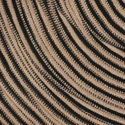 GoodHome Tapis beige et noir ø150 cm* Tapis Extérieur