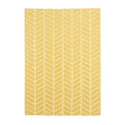 GoodHome Tapis cocoon jaune 120 x 170 cm* Tapis Extérieur|Tapis Intérieur
