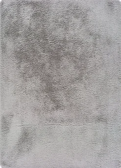 Best Atticgo Tapis intérieur argent rectangulaire shaggy uni 140x200 cm ALPACA