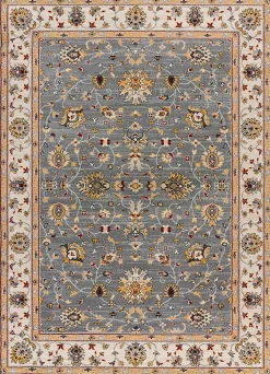 Atticgo Tapis intérieur argent rectangulaire classique 200x290 cm CLASSIC* Tapis Uni