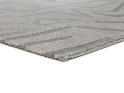 Atticgo Tapis intérieur argent rectangulaire abstrait 80x150 cm HL-AFRICA* Tapis Uni