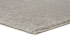 Atticgo Tapis intérieur argent rectangulaire shaggy uni 60x120 cm ATLAS* Tapis Uni