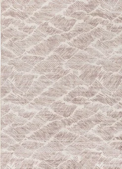 Atticgo Tapis intérieur beige rectangulaire abstrait 80x150 cm CLASS* Tapis Pour Chambre|Tapis Pour Salon