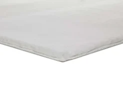 Atticgo Tapis intérieur blanc rectangulaire shaggy uni 120x180 cm FOX* Tapis Uni