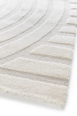 Atticgo Tapis intérieur blanc rectangulaire scandinave 80x150 cm SNOWY* Tapis Persan Et Berbère