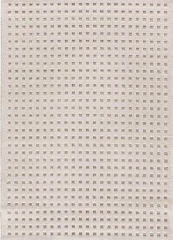 Atticgo Tapis intérieur blanc rectangulaire scandinave avec relief 120x170 cm DIENA* Tapis Persan Et Berbère