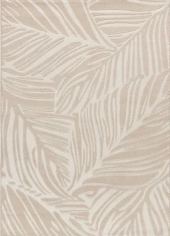 Atticgo Tapis intérieur blanc rectangulaire botanique 80x150 cm SENSATION* Tapis Uni
