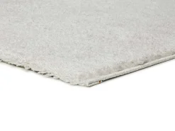Outlet Atticgo Tapis intérieur blanc rectangulaire shaggy uni 60x120 cm ATLAS