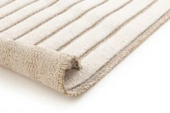 Atticgo Tapis intérieur blanc rectangulaire scandinave avec relief 80x150 cm DIENA* Tapis Persan Et Berbère