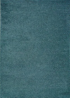 Online Atticgo Tapis intérieur bleu rectangulaire shaggy uni 160x230 cm ATLAS