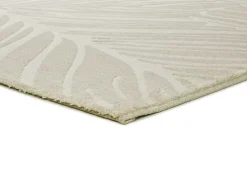 Atticgo Tapis intérieur blanc rectangulaire botanique 133x190 cm SENSATION* Tapis Uni