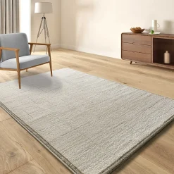 Outlet Atticgo Tapis intérieur crème rectangulaire scandinave 160x230 cm CANDELA