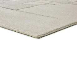 Outlet Atticgo Tapis intérieur crème rectangulaire géométrique 160x230 cm LENA