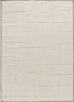 Outlet Atticgo Tapis intérieur crème rectangulaire scandinave 120x170 cm CANDELA