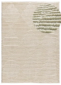 Atticgo Tapis intérieur crème rectangulaire scandinave 120x170 cm LIMA* Tapis Persan Et Berbère|Tapis Pour Salon