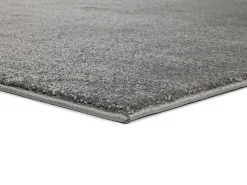 Atticgo Tapis intérieur gris rectangulaire uni 120x170 cm MONTANA