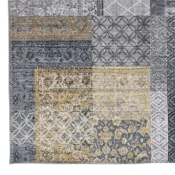 Online Atticgo Tapis intérieur gris rectangulaire abstrait 140x200 cm NEILA