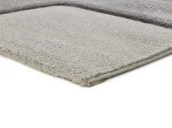 Atticgo Tapis intérieur gris rectangulaire abstrait 140x200 cm MEDEL* Tapis Pour Salon