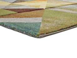 Atticgo Tapis intérieur multicolore rectangulaire géométrique 140x200 cm MATRIX* Tapis Pour Salon
