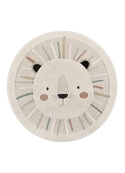 Atticgo Tapis intérieur multicolore rond enfant lion diam.120 cm CLOWN