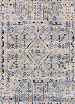 Atticgo Tapis intérieur multicolore rectangulaire éthnique 160x230 cm MABEL* Tapis Persan Et Berbère