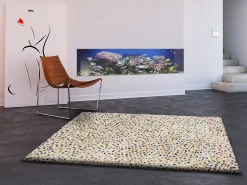 New Atticgo Tapis intérieur multicolore rectangulaire éthnique 160x230 cm KASBAH