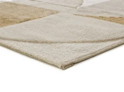 Atticgo Tapis intérieur multicolore rectangulaire géométrique 140x200 cm MELFI* Tapis Pour Salon
