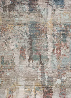 Atticgo Tapis intérieur multicolore rectangulaire abstrait 160x230 cm AMIRA* Tapis Uni