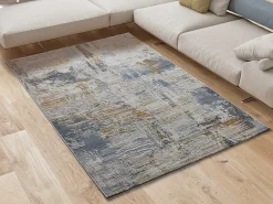 Atticgo Tapis intérieur multicolore rectangulaire abstrait 154x230 cm SPRINGS* Tapis Uni