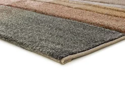Atticgo Tapis intérieur multicolore rectangulaire abstrait 140x200 cm SORA* Tapis Pour Salon