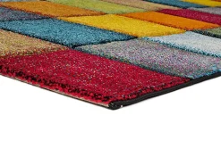 Atticgo Tapis intérieur multicolore rectangulaire géométrique 60x120 cm MATRIX* Tapis Intérieur|Tapis Pour Salon