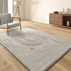 Atticgo Tapis intérieur multicolore rectangulaire scandinave 200x290 cm CANDELA* Tapis Persan Et Berbère|Tapis Pour Salon