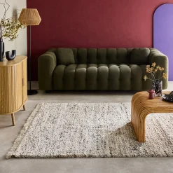 Sweeek Tapis intérieur avec motif tacheté. crème. 120 x 170 cm