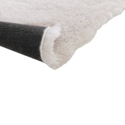 Clearance GoodHome Tapis intérieur extra doux écru L.230 x l.160cm , Pelli