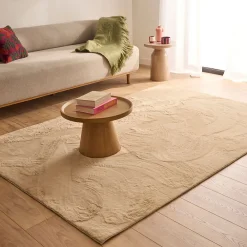 Sweeek Tapis intérieur uni beige 80x150cm - Oscaria* Tapis Pour Salon