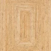 GoodHome Tapis jute Melua 120 x 170 cm* Tapis Jute Et Naturel|Tapis Pour Chambre