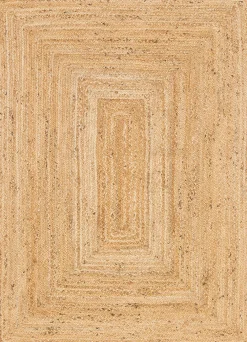 GoodHome Tapis jute Melua 120 x 170 cm* Tapis Jute Et Naturel|Tapis Pour Chambre